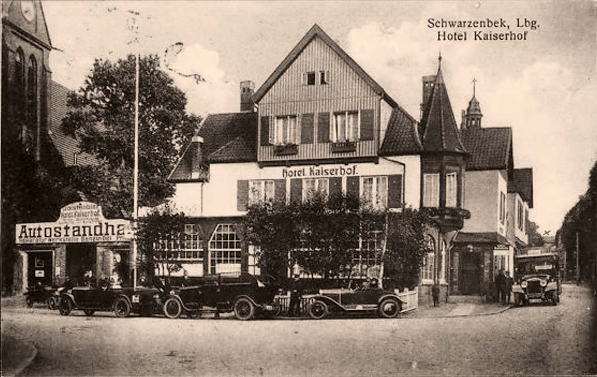 Schwarzenbek. Hotel Kaiserhof von Hans Dau, 1927
