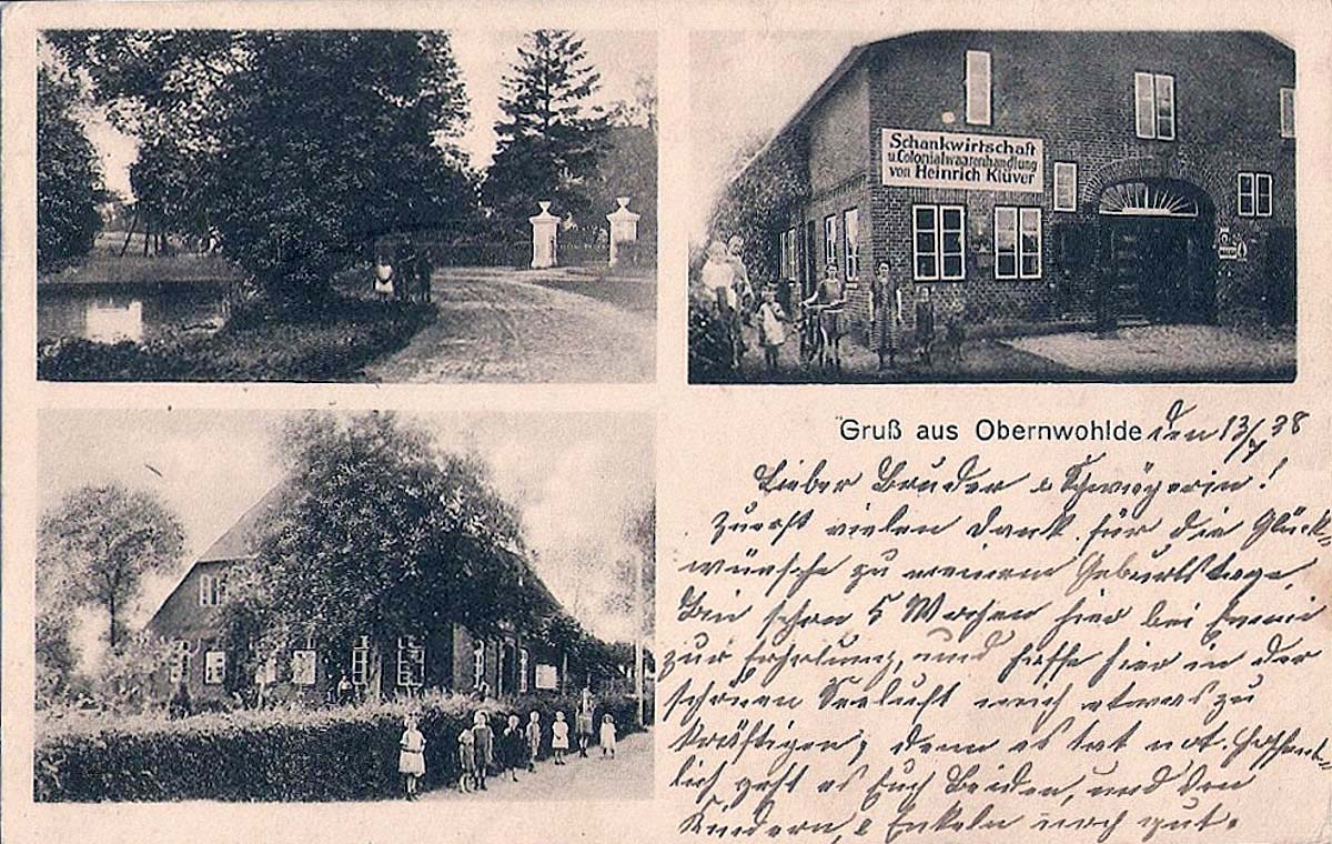 Stockelsdorf. Schankwirtschaft und Colonialwaren von Heinrich Klüver, 1938