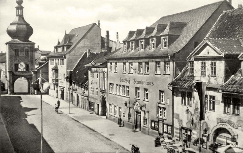 Saalfeld (Saale). 'Das Loch' am Blankenburger Straße, 1954