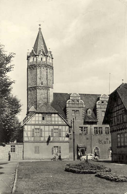 Stadtilm. Rathaus mit Turm