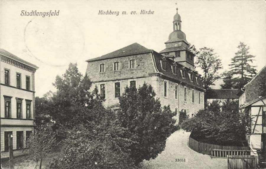 Stadtlengsfeld. Kirchberg mit Evangelische Kirche