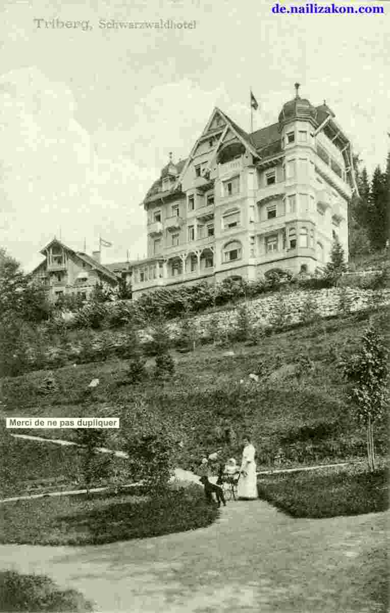 Triberg. Hotel und Pension, um 1900