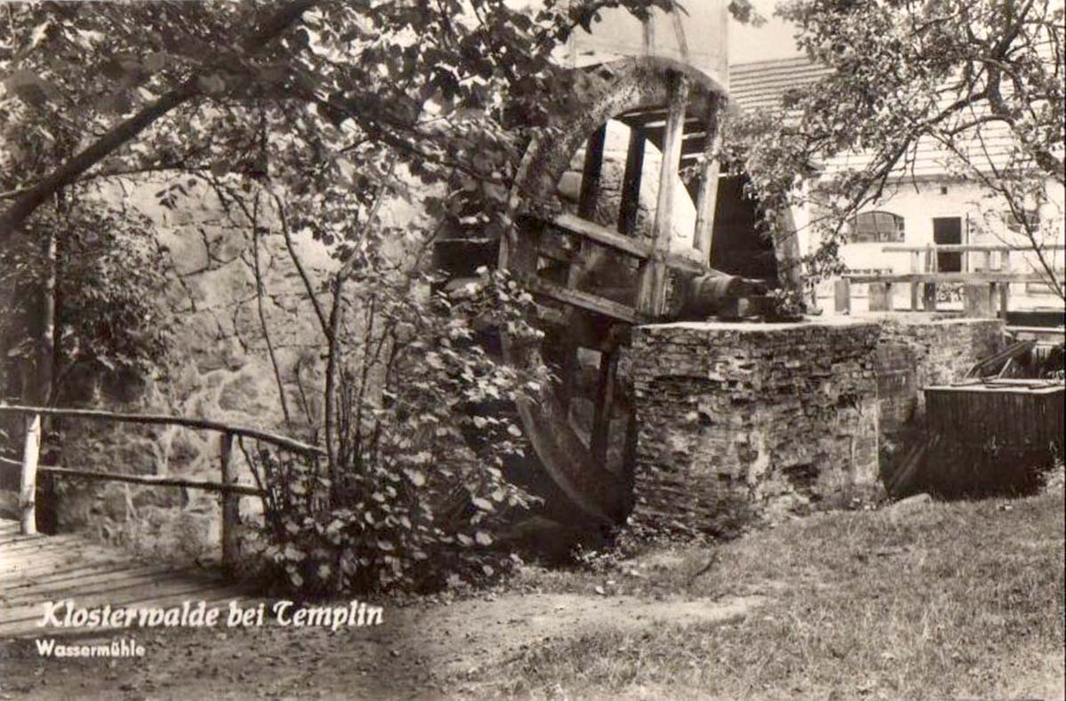 Templin. Klosterwalde - Wassermühle, 1963
