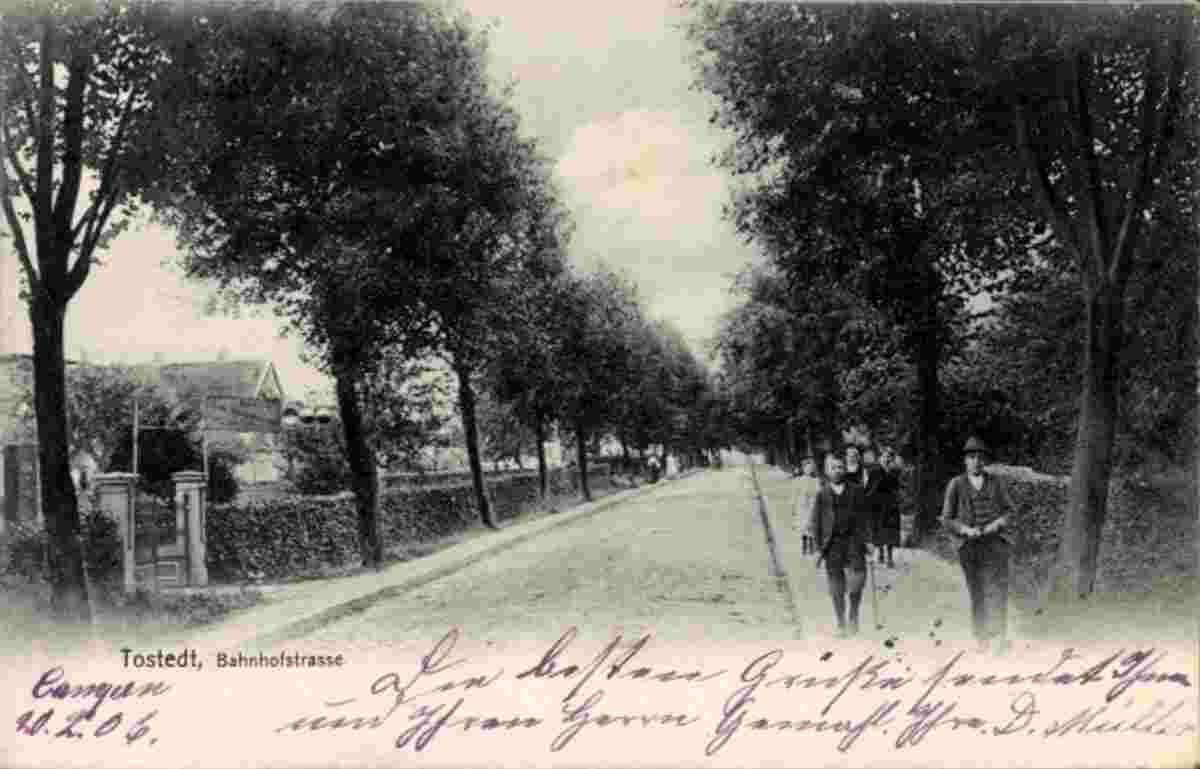 Tostedt. Bahnhofstraße, 1906