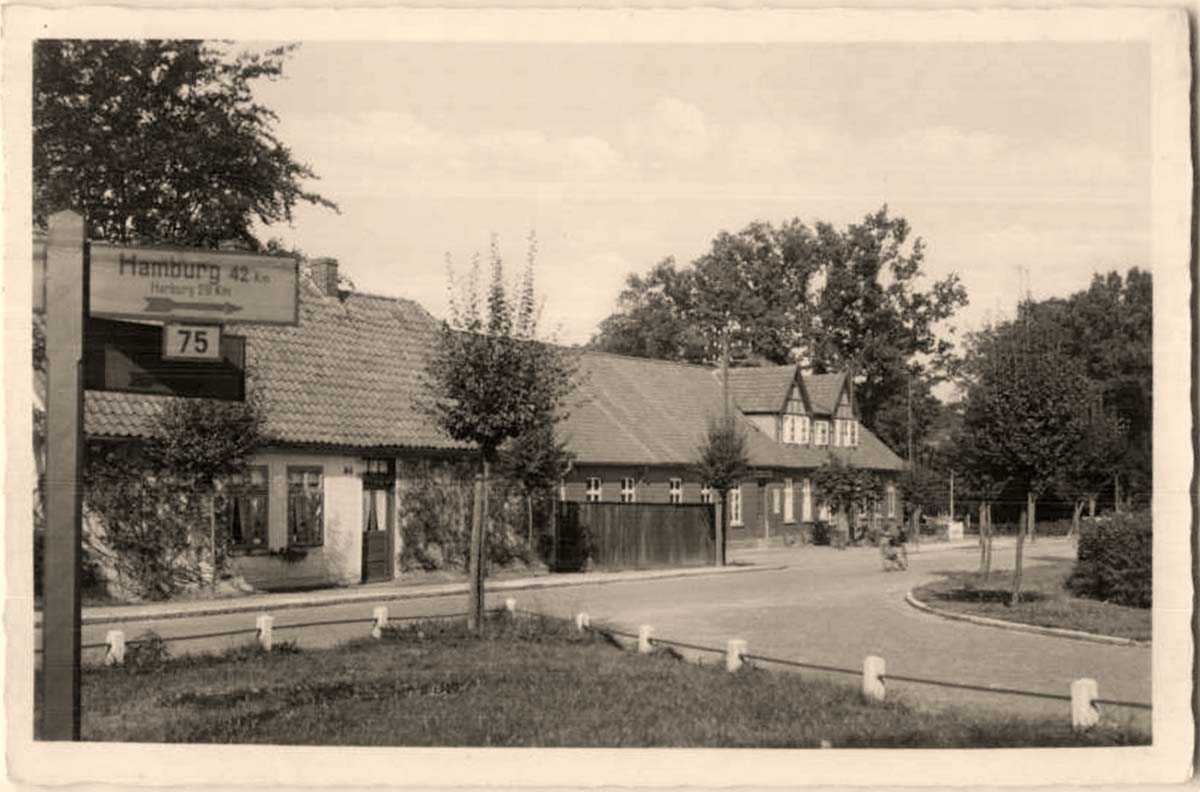 Tostedt. Buxtehuder Straße, 1957