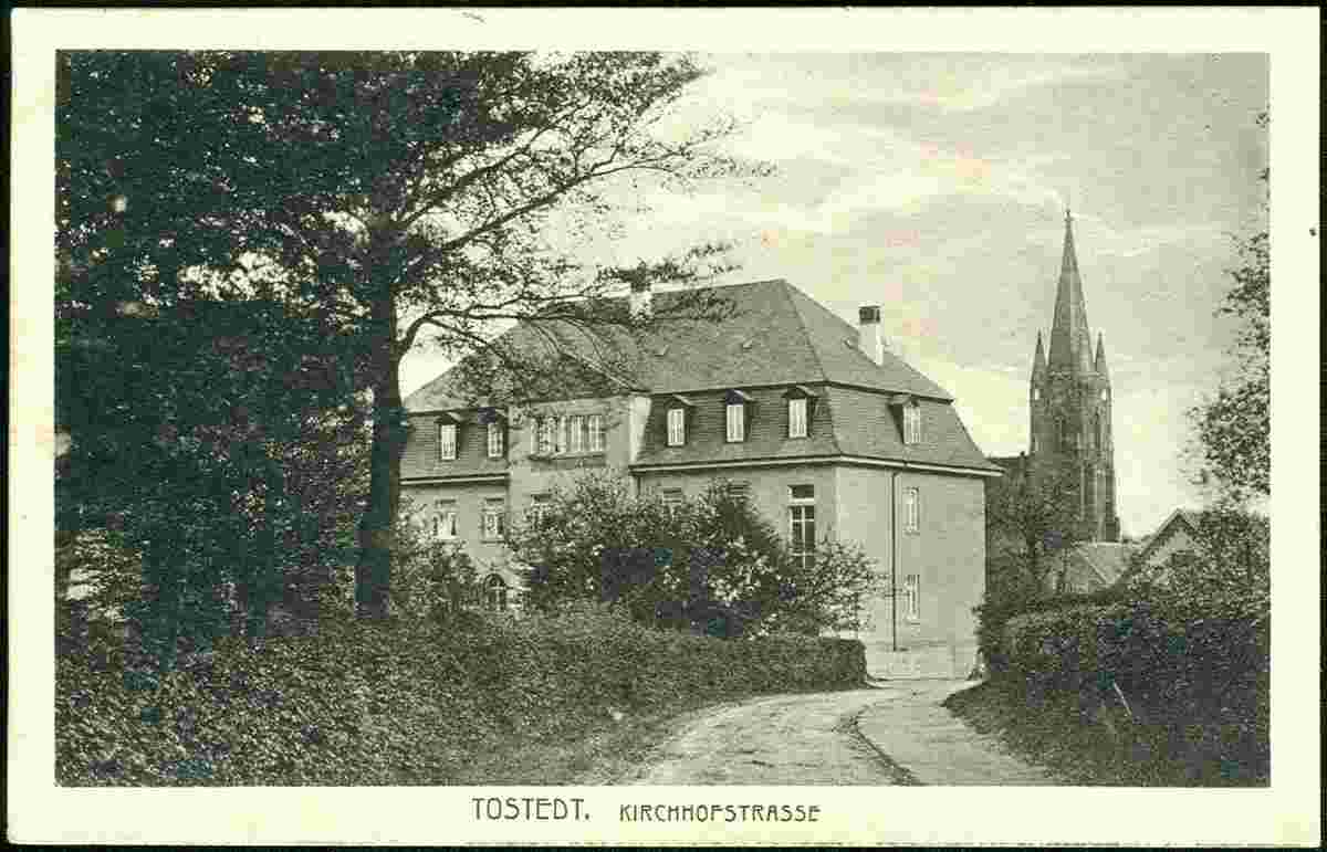 Tostedt. Kirchhofstraße, 1926