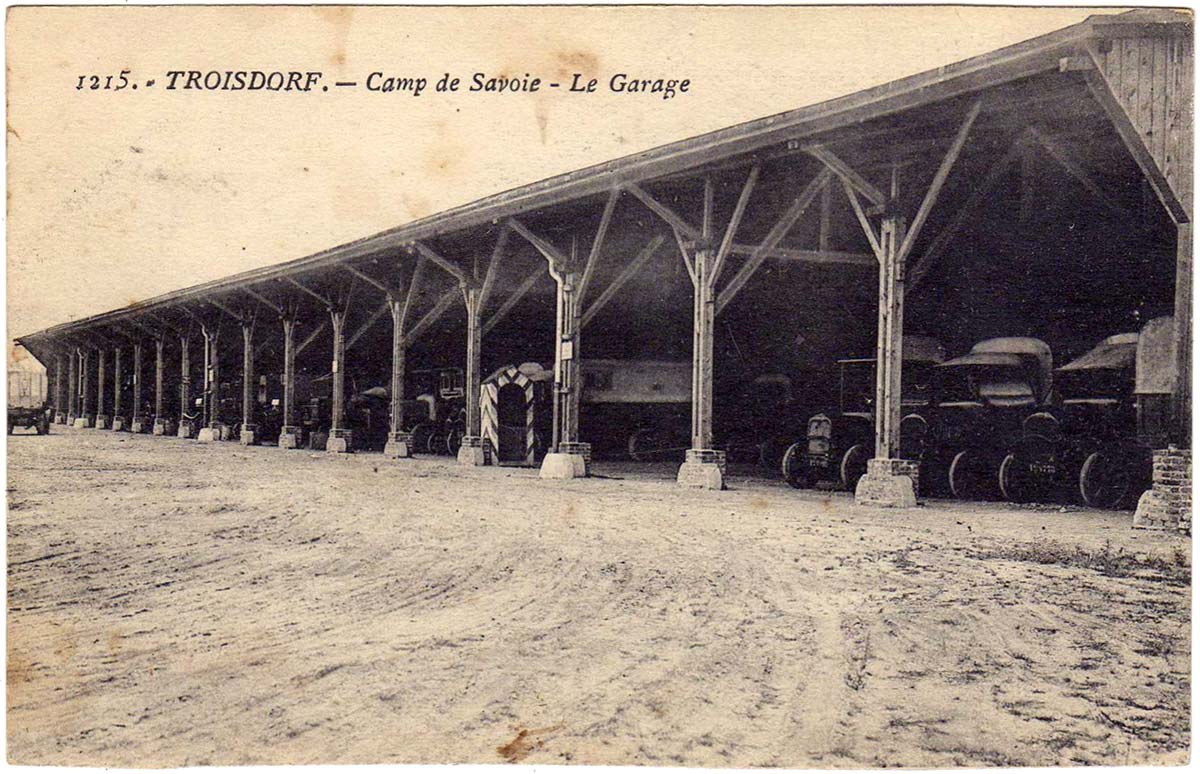 Troisdorf. Camp military Savoy, Garage
