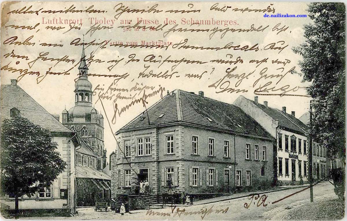 Tholey. Marktplatz, 1906