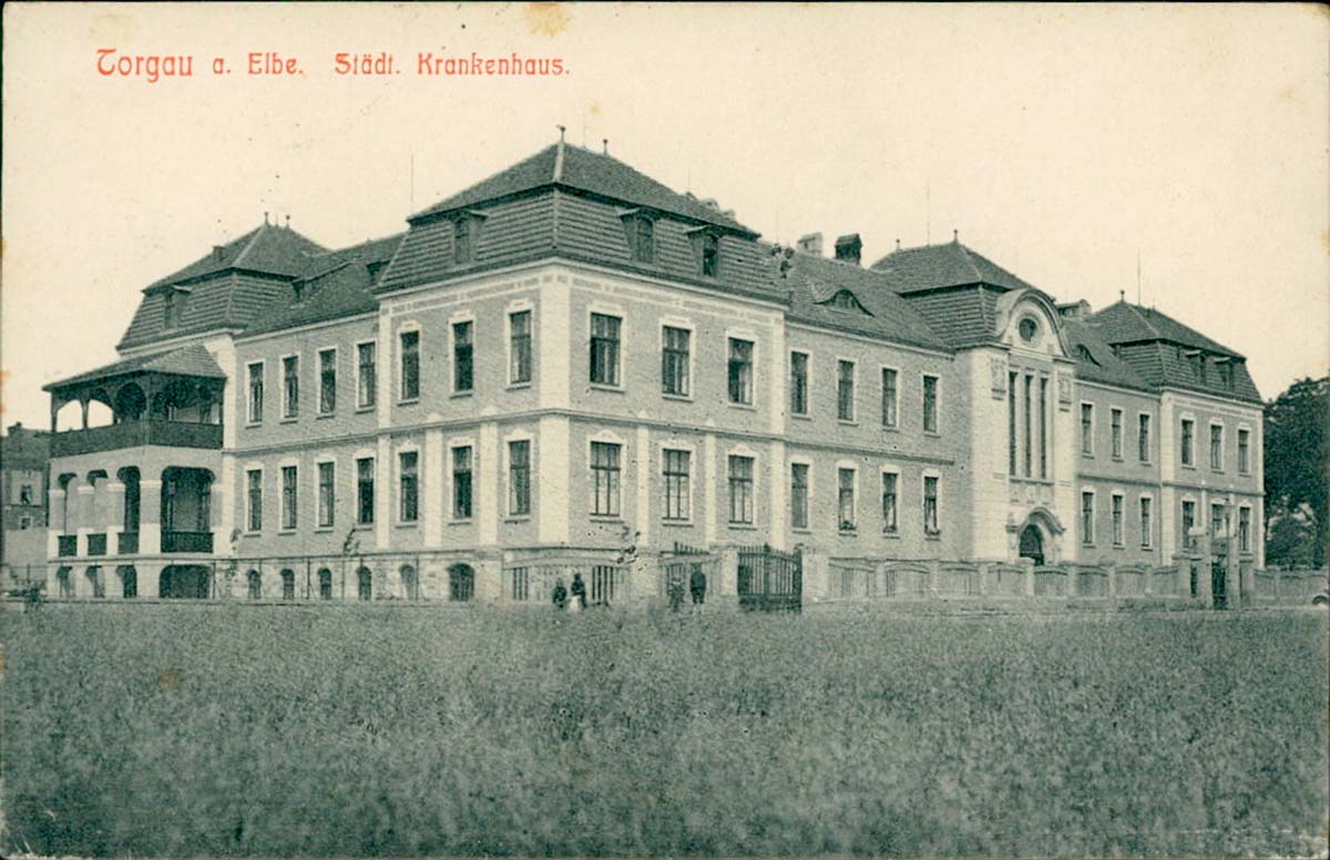 Torgau. Städtische Krankenhaus, 1915