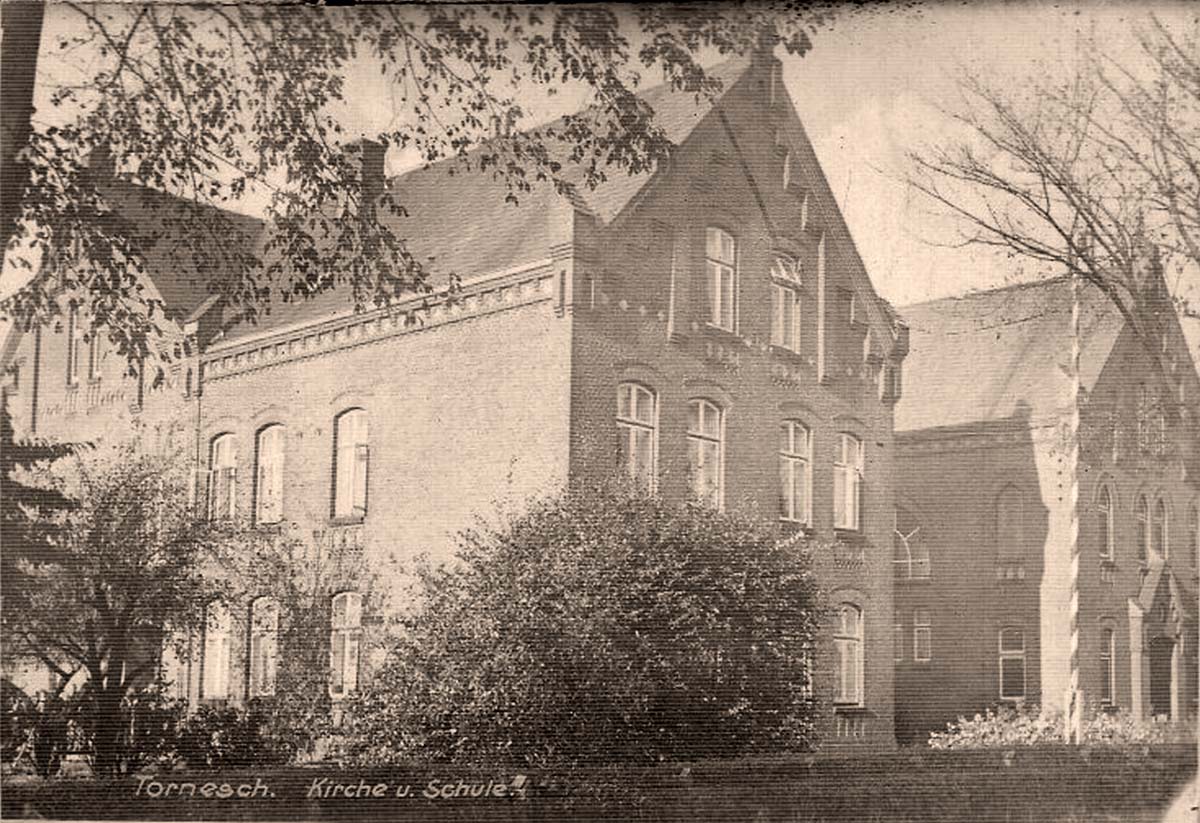Tornesch. Kirche und Schule, 1940-50er