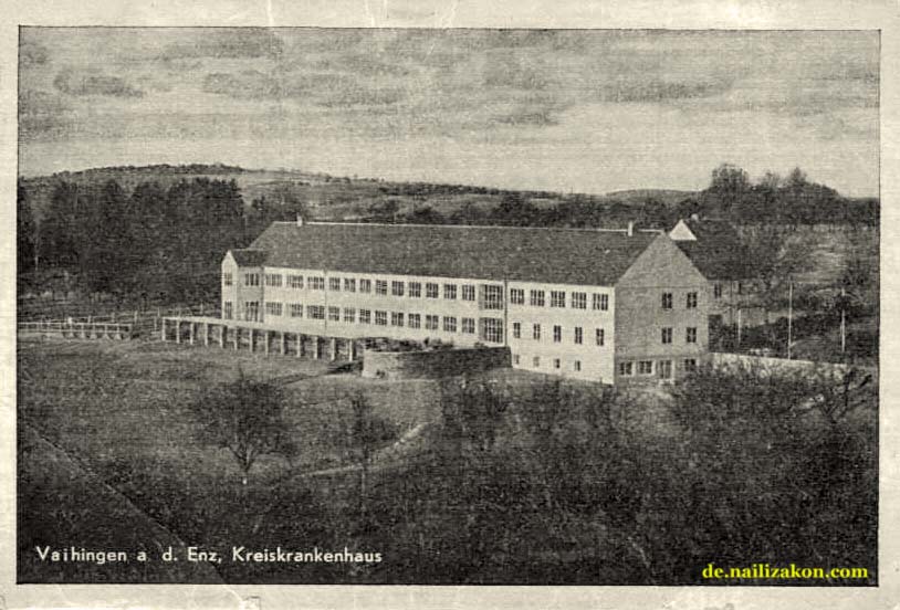 Vaihingen an der Enz. Kreiskrankenhaus, 1945
