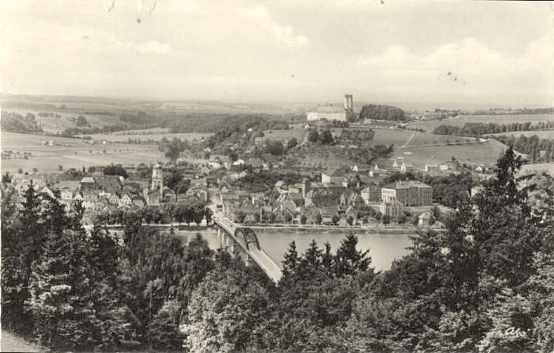 Vilshofen an der Donau. Panorama der Stadt