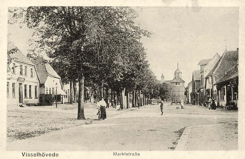 Visselhövede. Marktstraße, um 1920