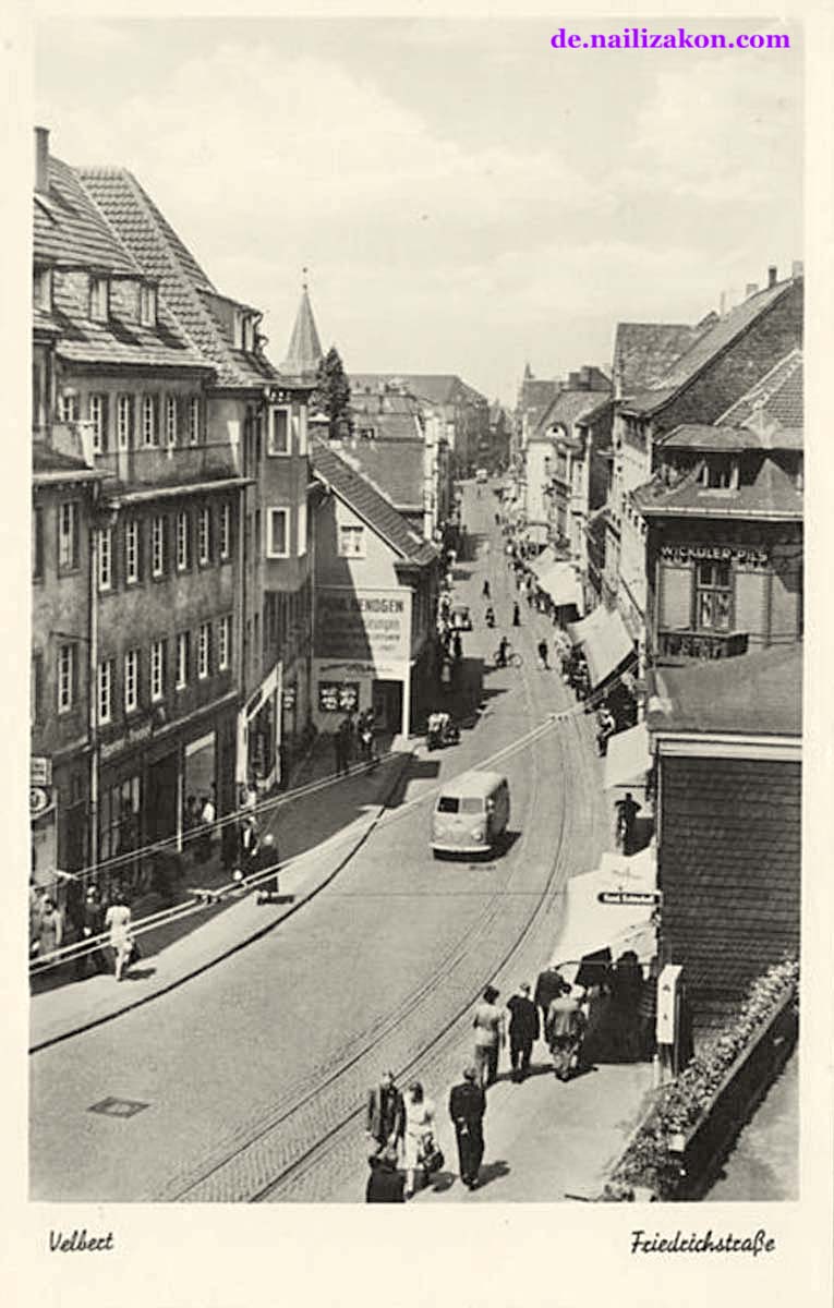 Velbert. Friedrichstraße, 1952