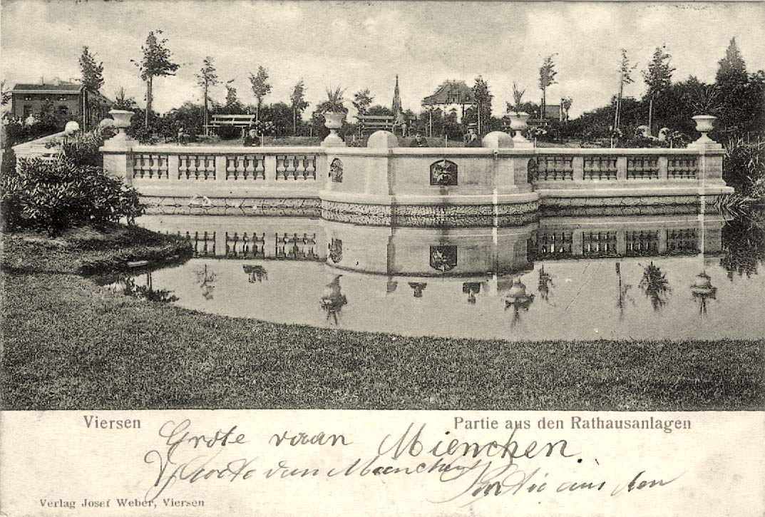 Viersen. Rathausanlagen, 1905