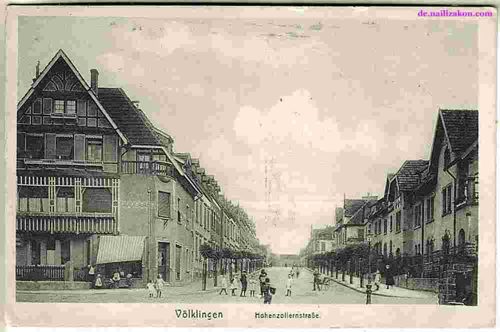 Völklingen. Hohenzollernstraße, um 1900