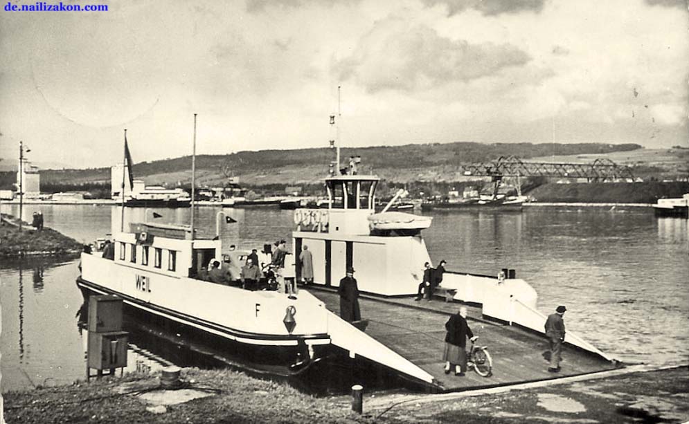 Weil am Rhein. Ferry 'Weil', 1957