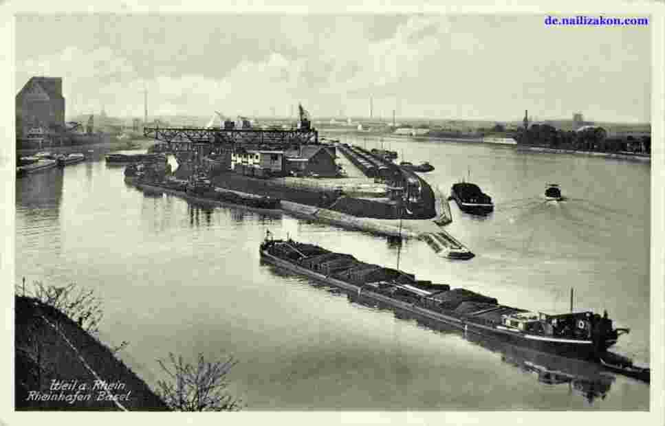 Weil. Rheinhafen Basel, 1942