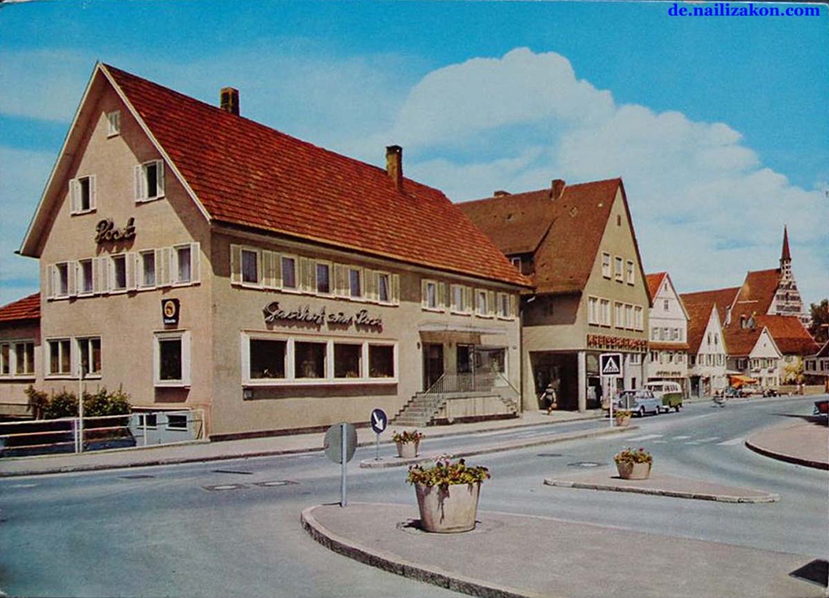Weilheim an der Teck. Gasthof 'Zur Post', 1971