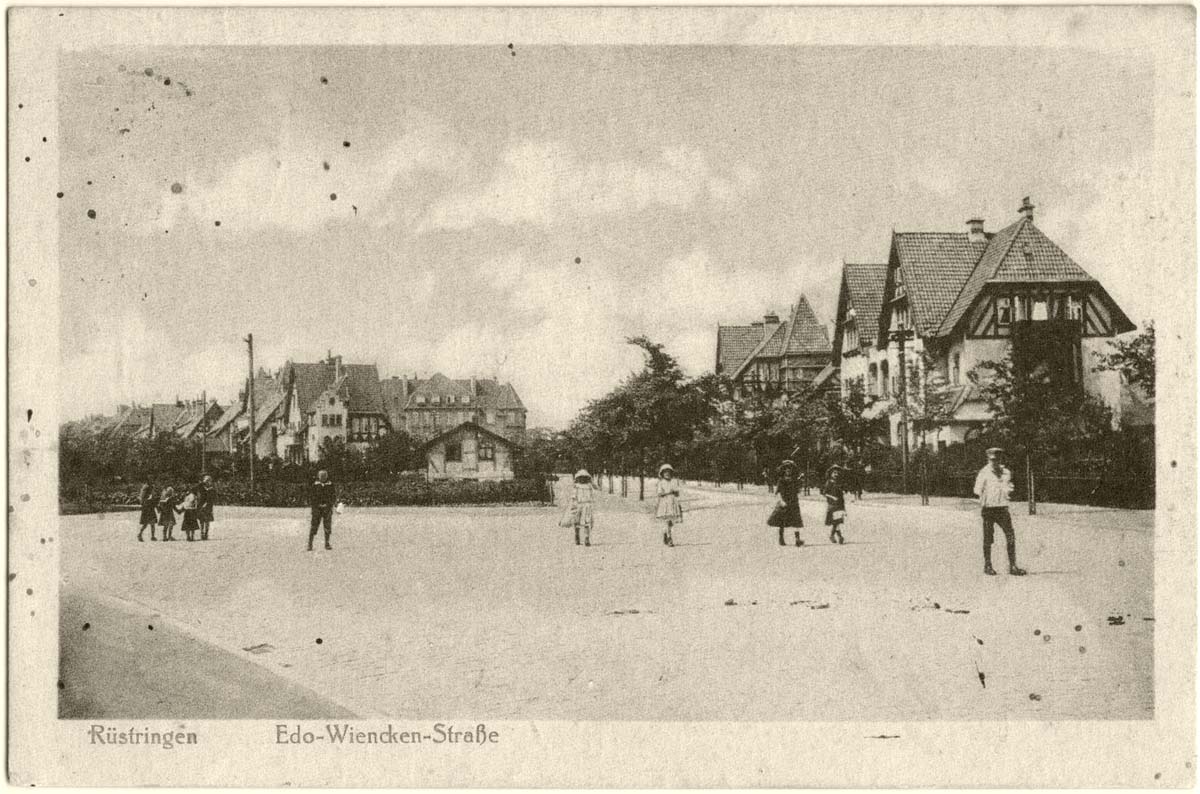 Wilhelmshaven. Rüstringen - Edo-Wiemken-Straße, 1921