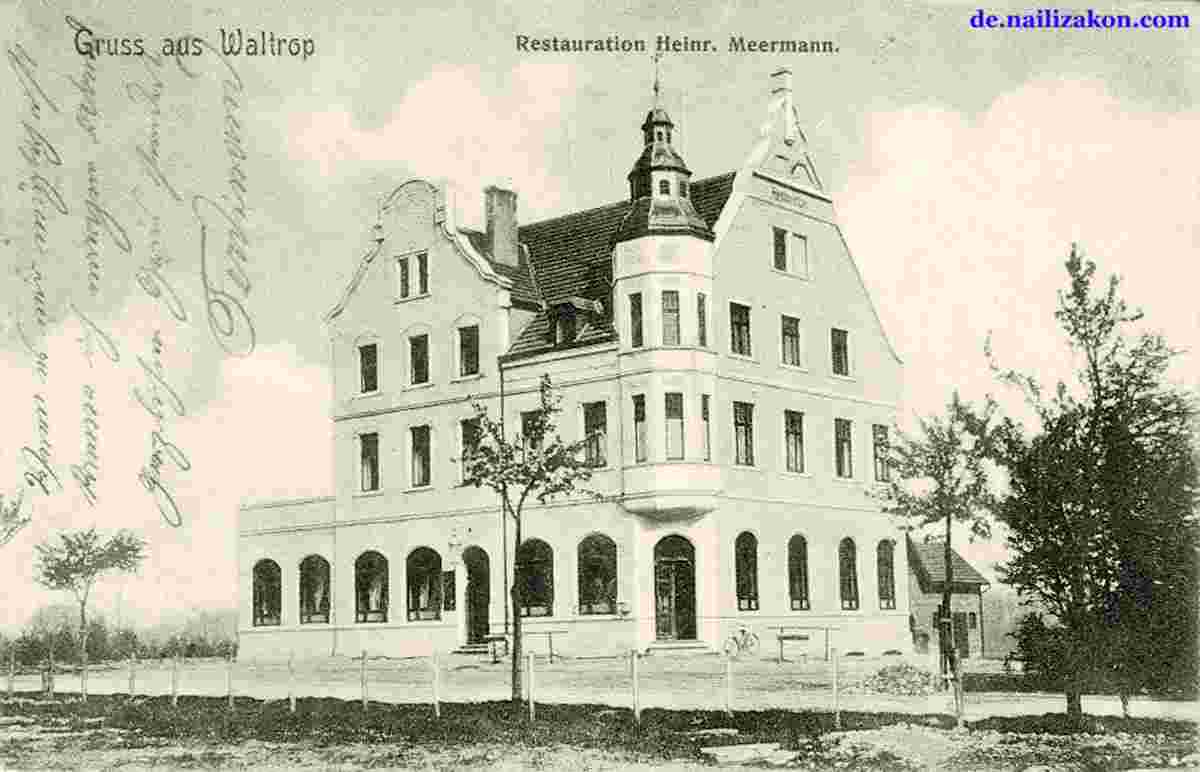 Waltrop. Restauration, 1905