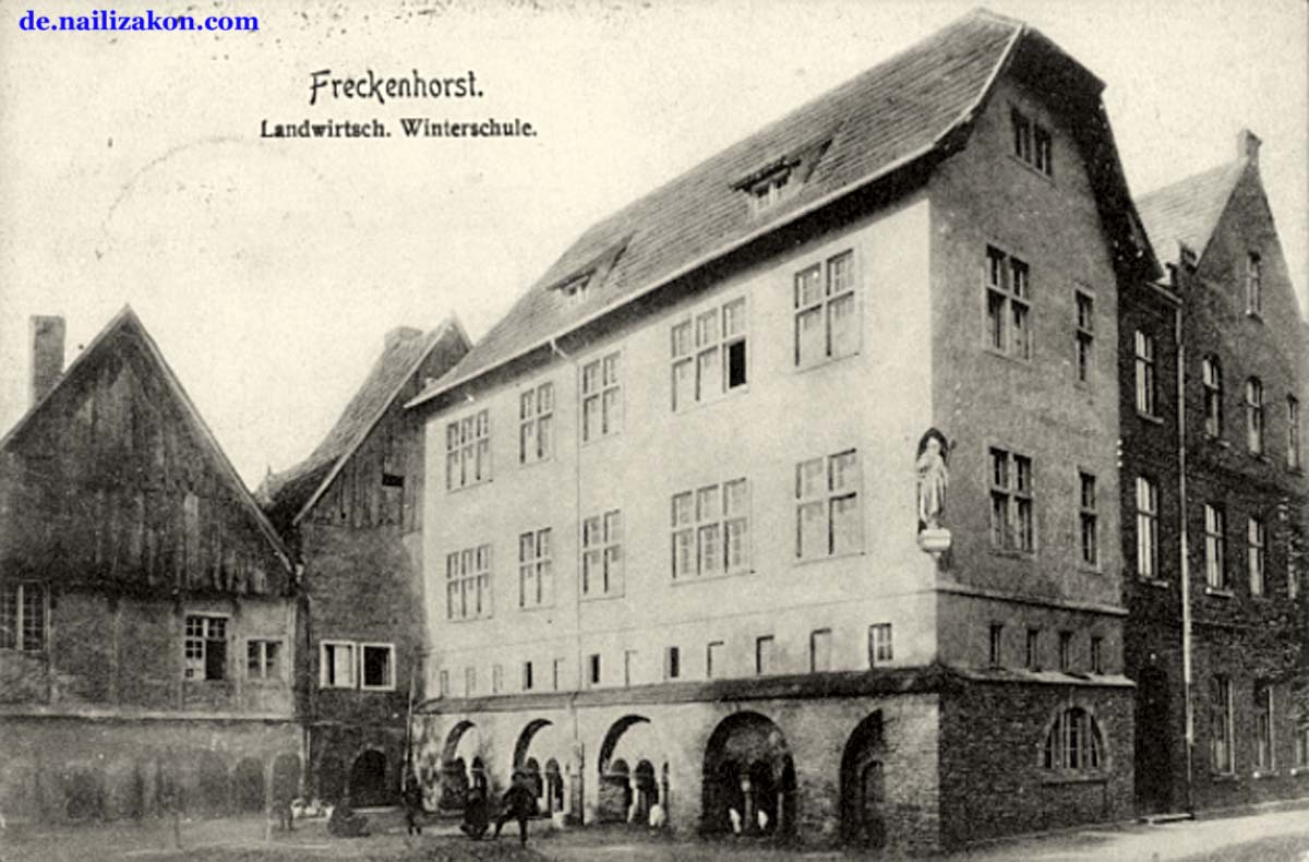 Warendorf. Freckenhorst - Landwirtschaftliche Winterschule, 1911