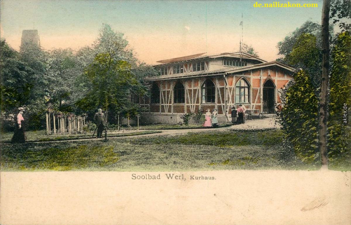 Werl. Soolbad Werl, Kurhaus, 1908