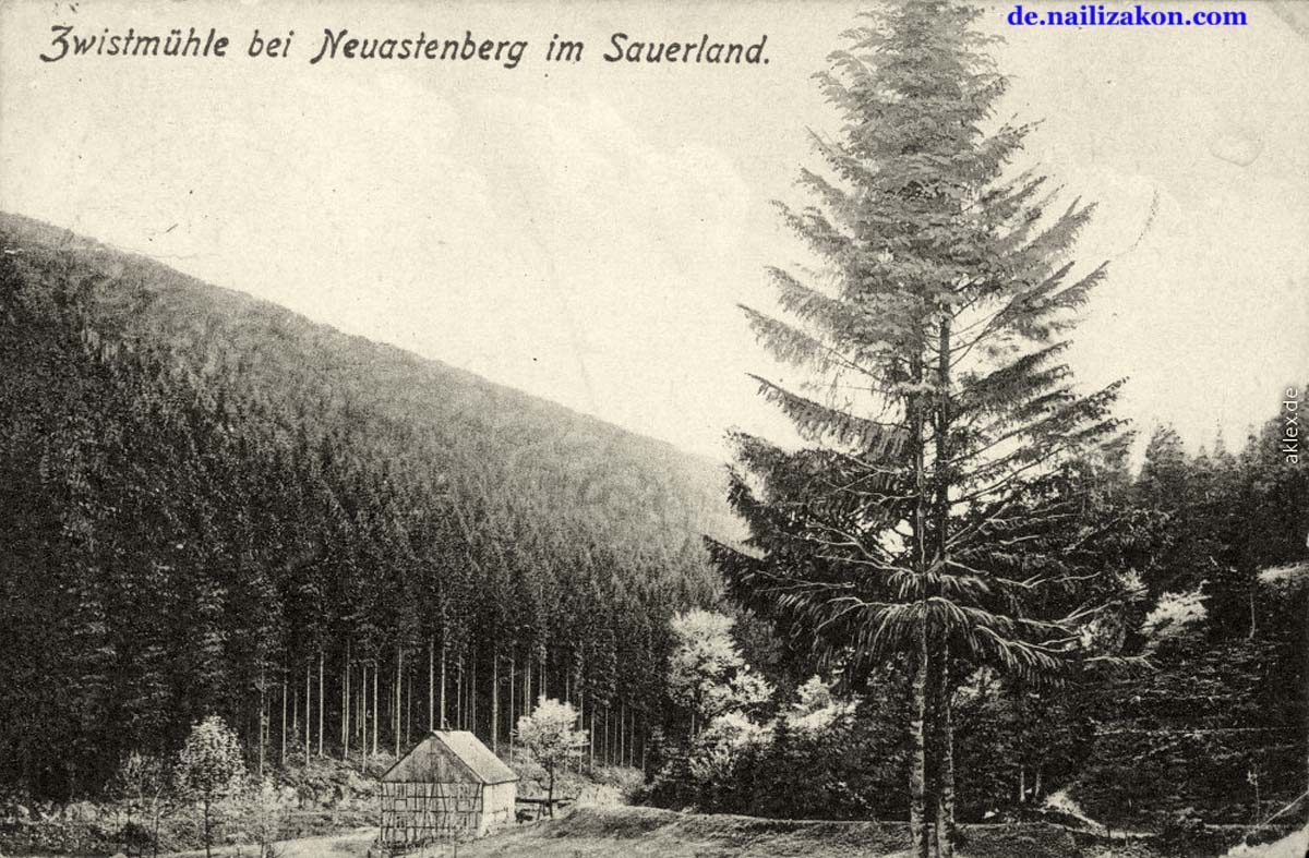 Winterberg. Neuastenberg - Zwistmühle, 1924