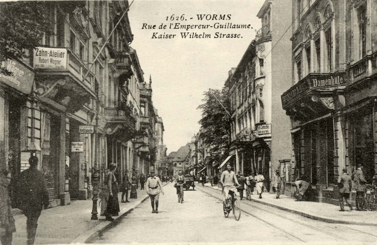 Worms. Kaiser Wilhelm Straße