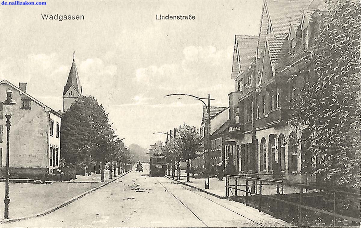Wadgassen. Lindenstraße, 1918