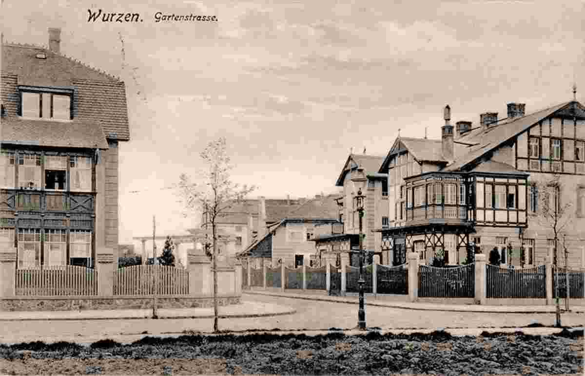 Wurzen. Gartenstraße, 1910