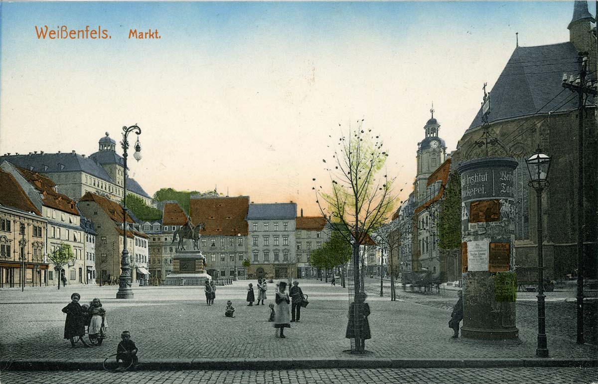 Weißenfels. Marktplatz, 1903