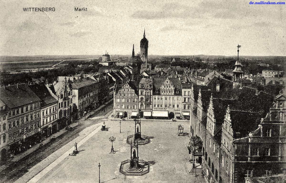 Lutherstadt Wittenberg. Market, 1915