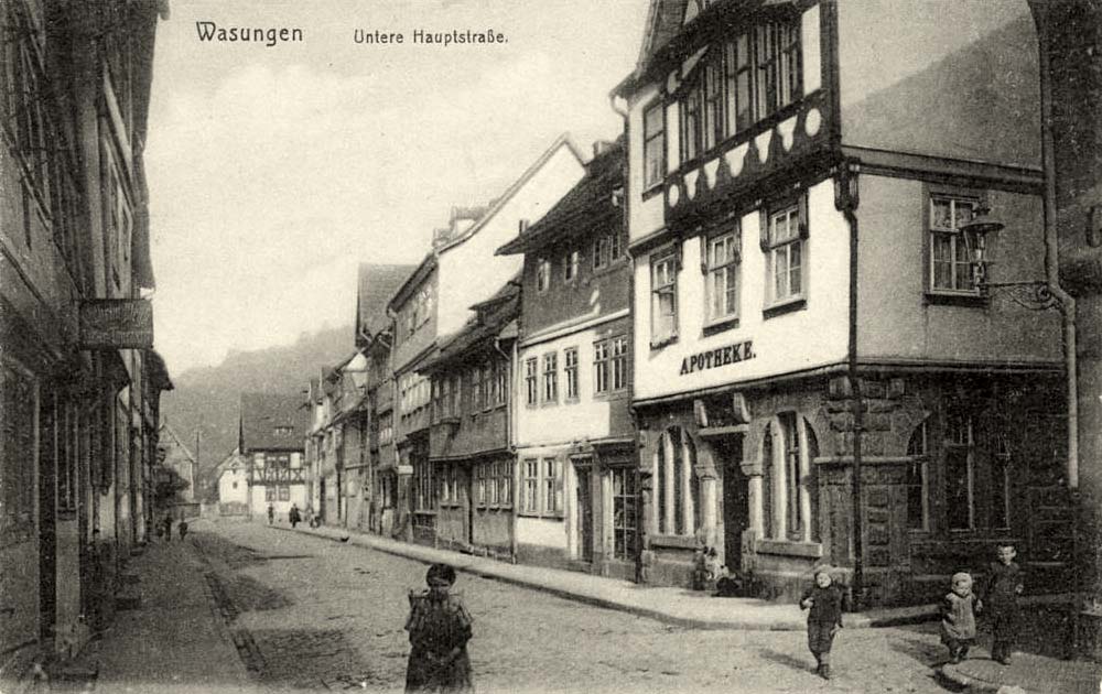 Wasungen. Apotheke am Untere Hauptstraße, 1905