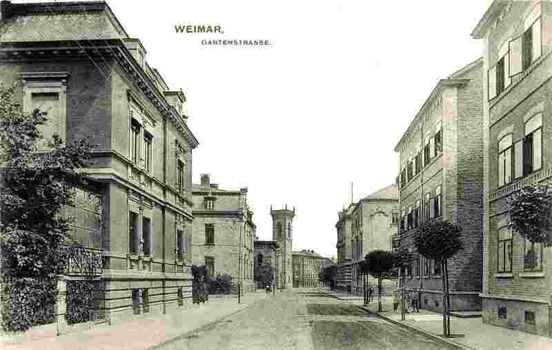 Weimar. Gartenstraße, 1906