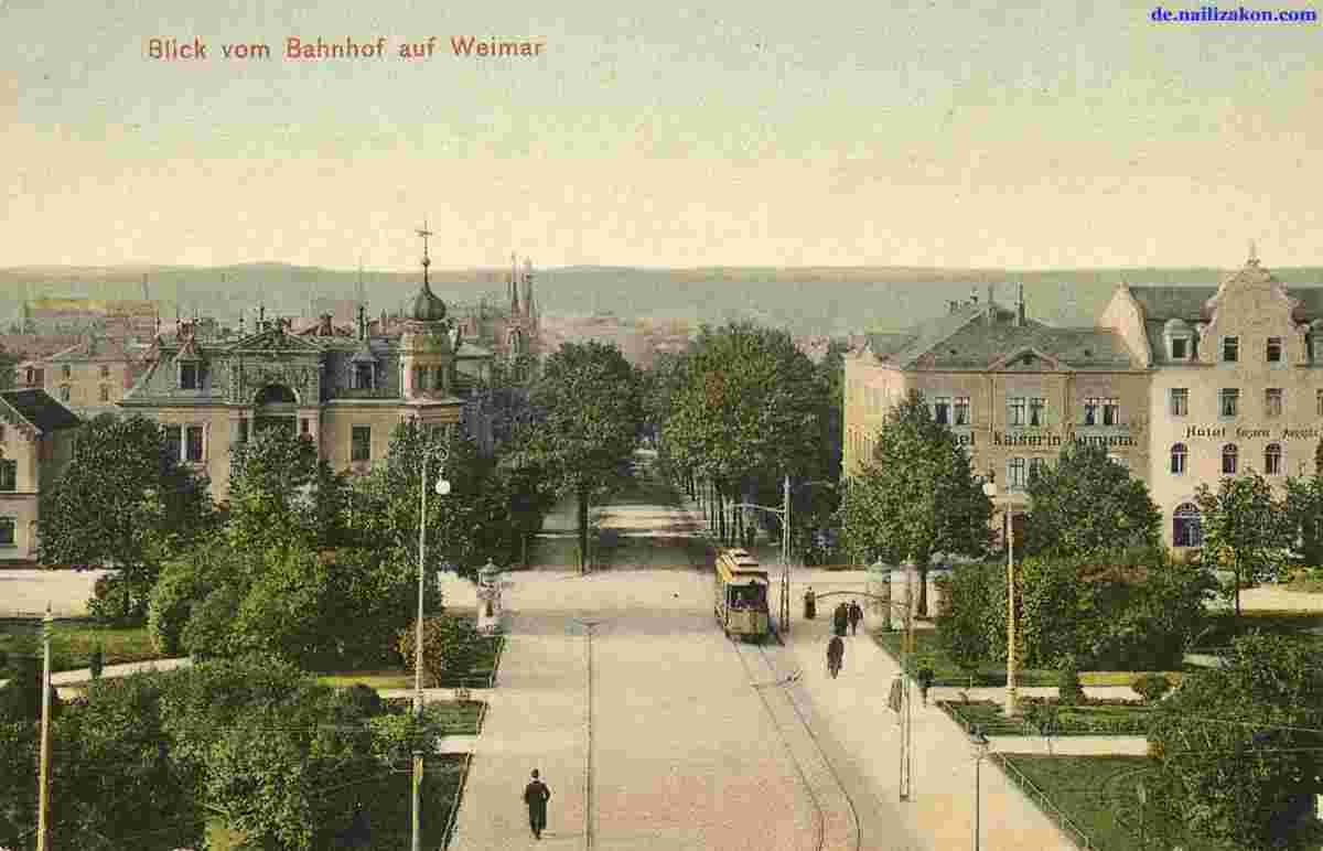 Weimar. Panorama der Stadt