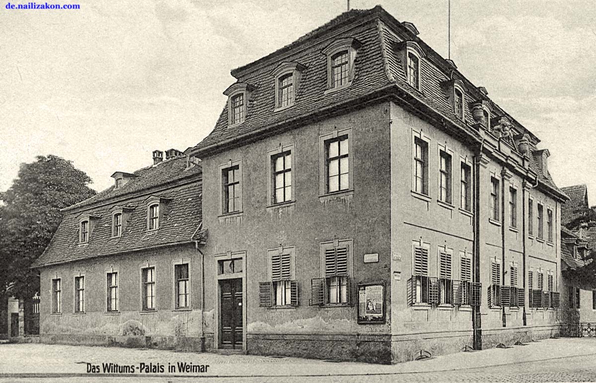 Weimar. Das Wittums Palais