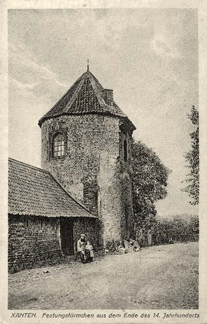 Xanten. Festungstürmchen aus dem Ende des 14. Jahrhunderts