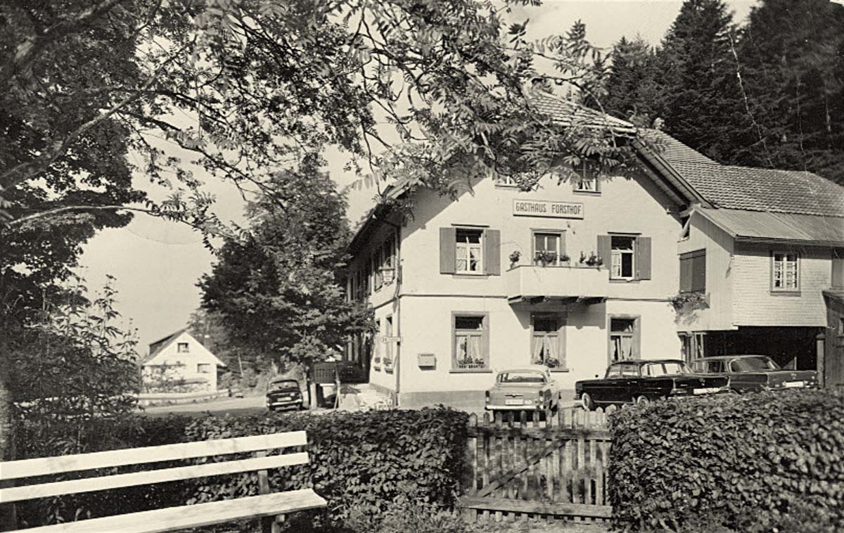 Zell im Wiesental. Gasthaus und Pension 'Zum Forsthof'