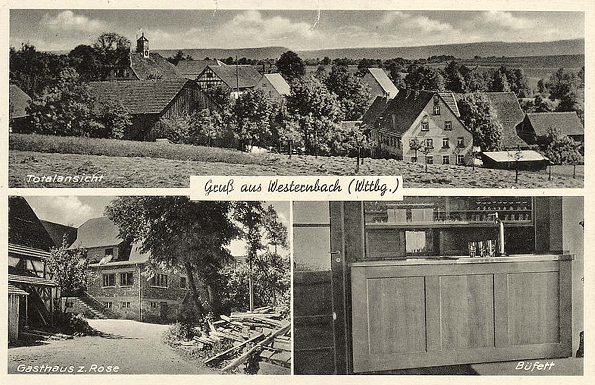 Zweiflingen. Panorama von Westernbach