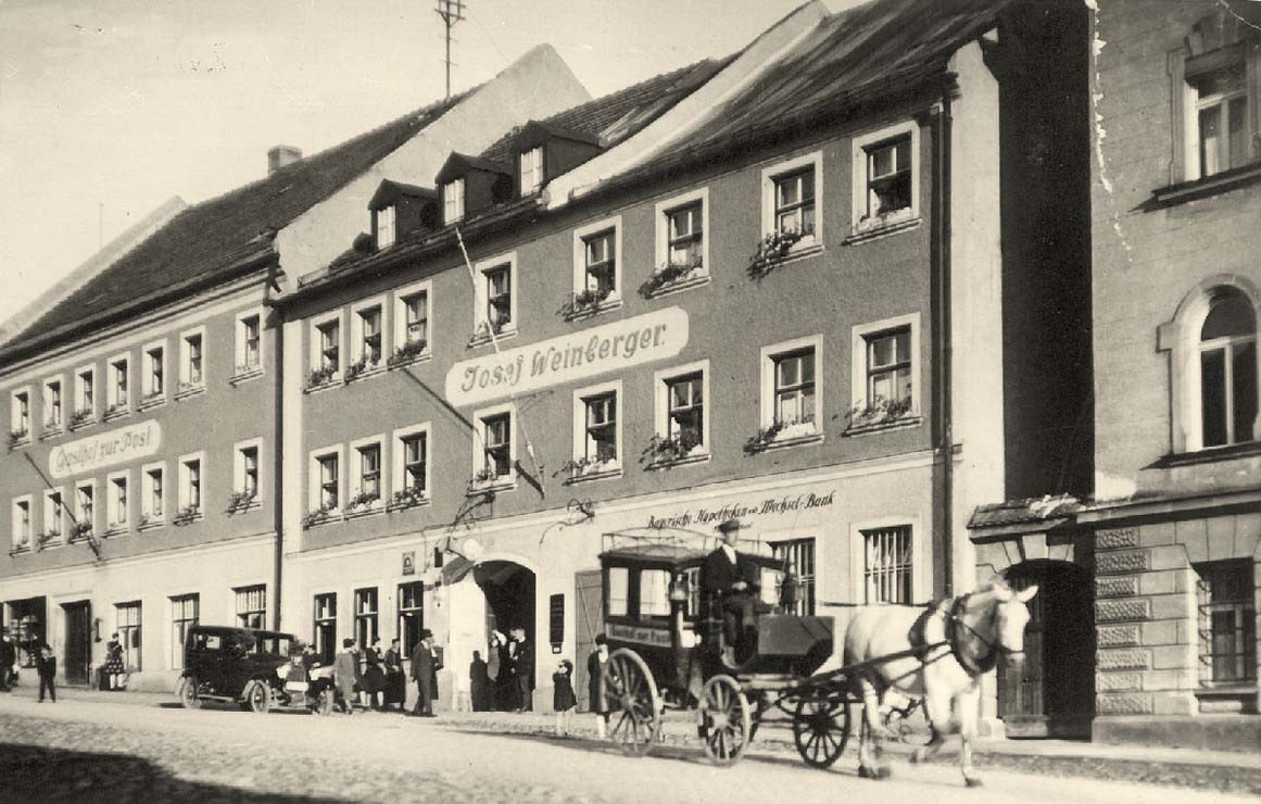 Zwiesel. Post-Expedition und Gasthof zur Post, 1926