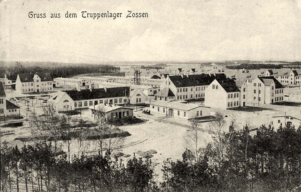 Zossen. Panorama von Truppenlager Zossen