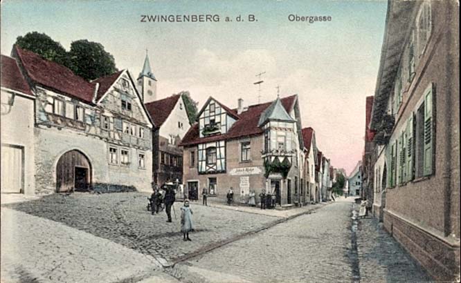 Zwingenberg (Bergstraße). Obergasse