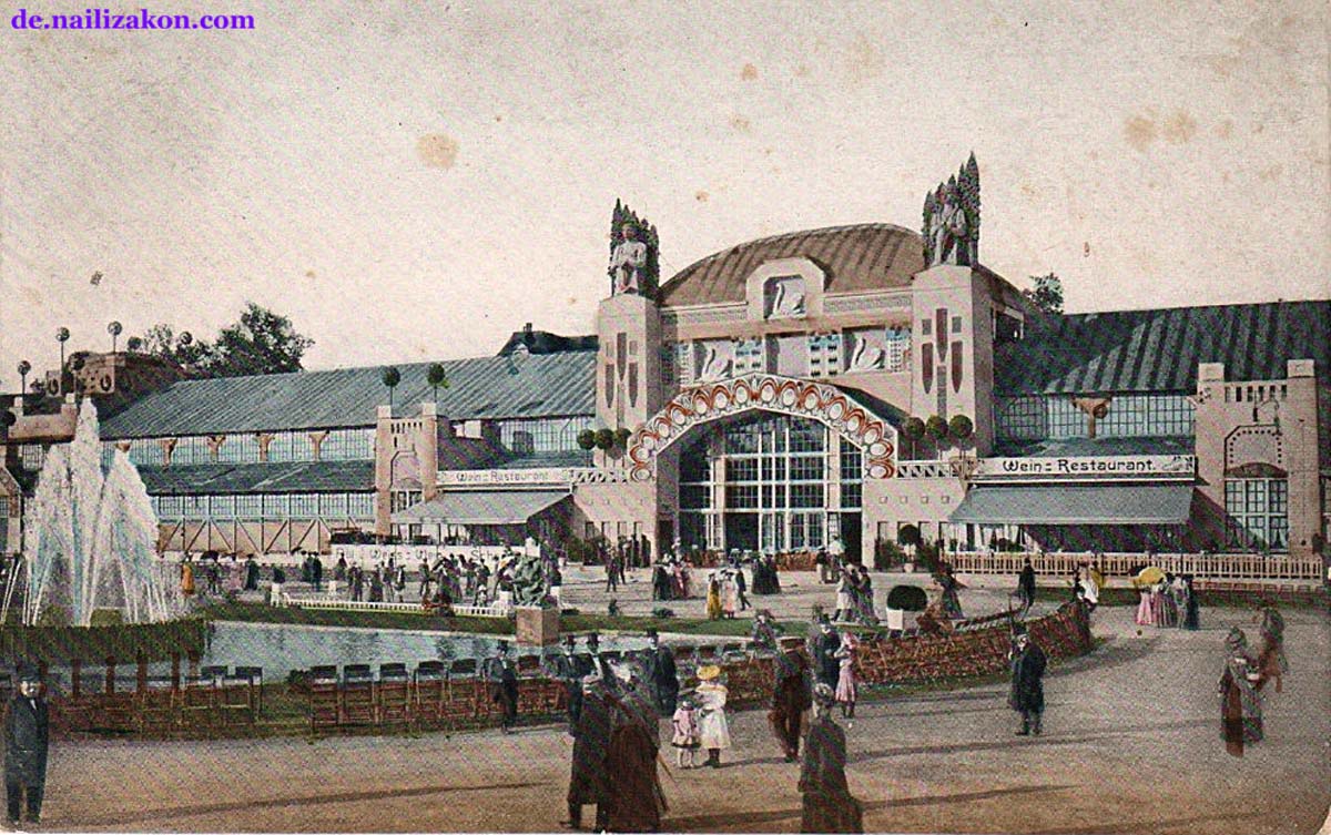 Zwickau. Gewerbe und Industrie Ausstellung, Haupthalle, 1906