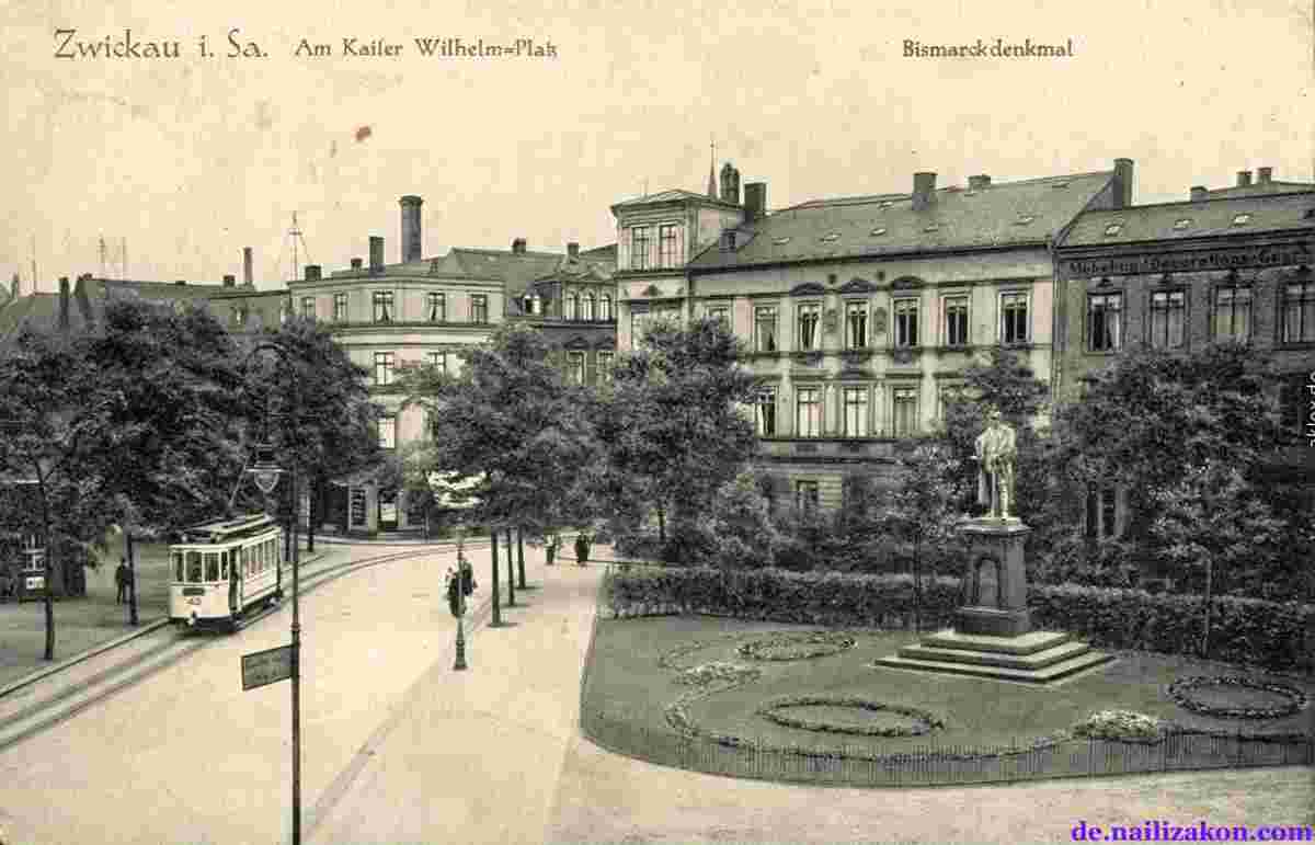 Zwickau. Kaiser Wilhelm-Park, 1922