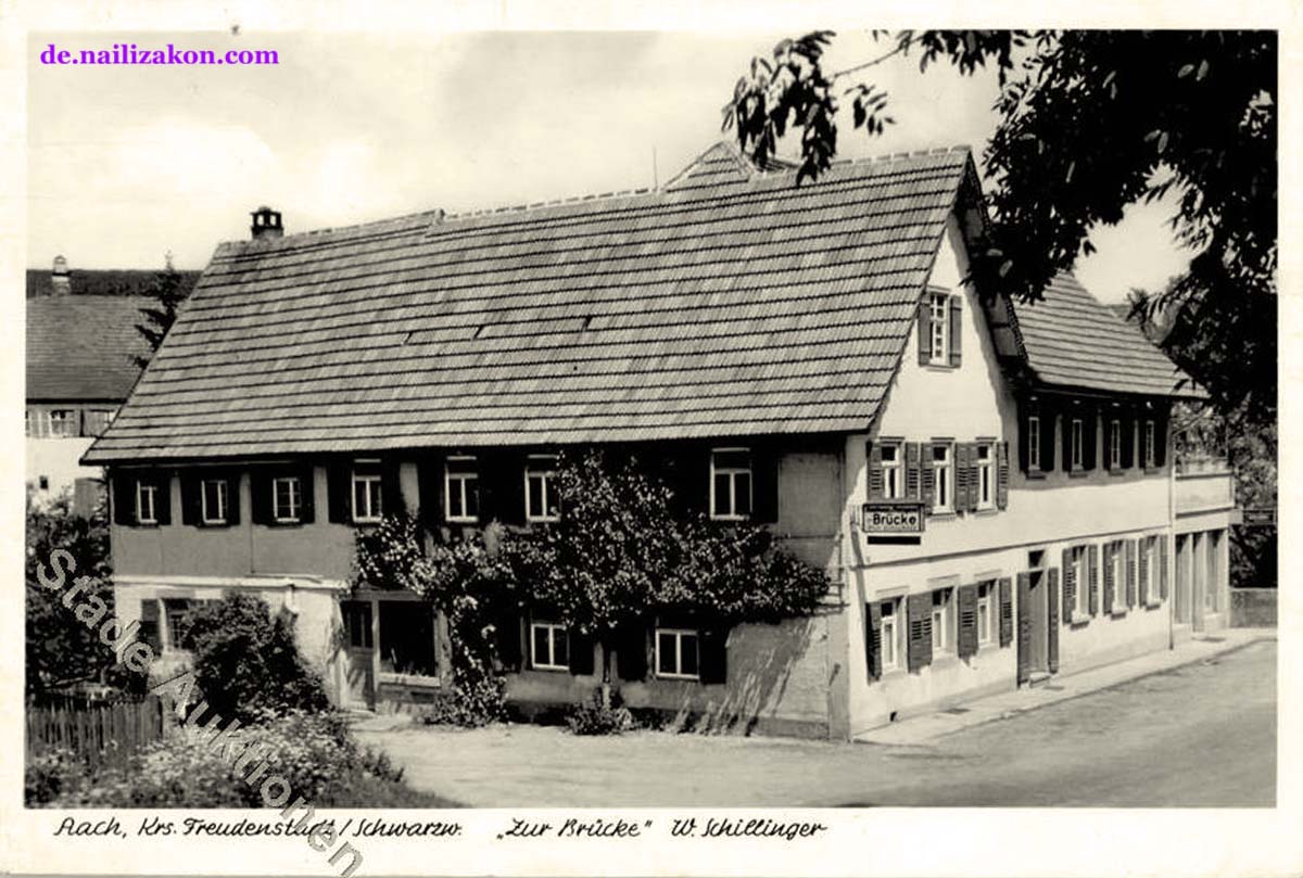 Aach. Gasthaus 'Zur Brücke' W. Schillinger