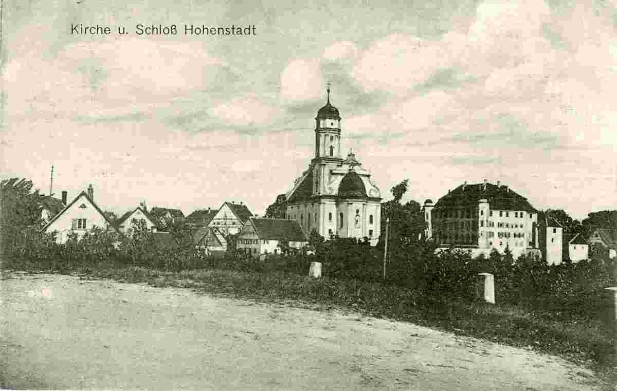Abtsgmünd. Hohenstadt - Schloß und Kirche