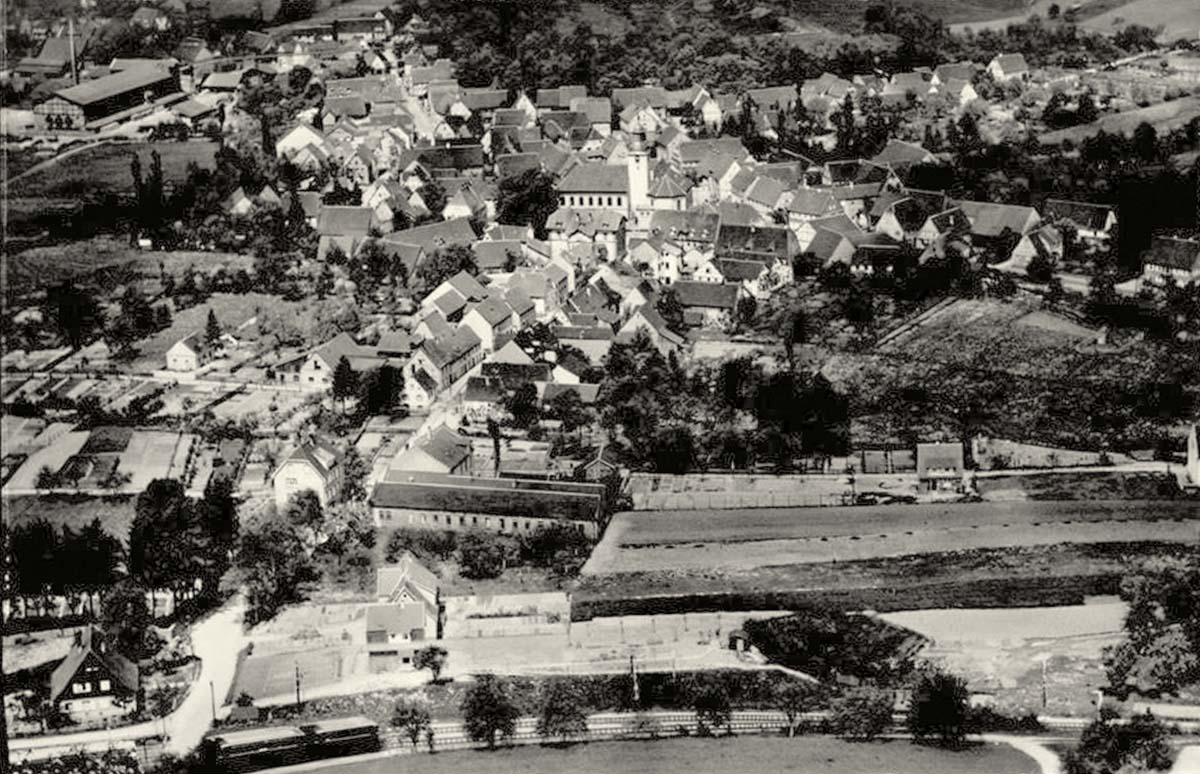 Aglasterhausen. Luftaufnahme