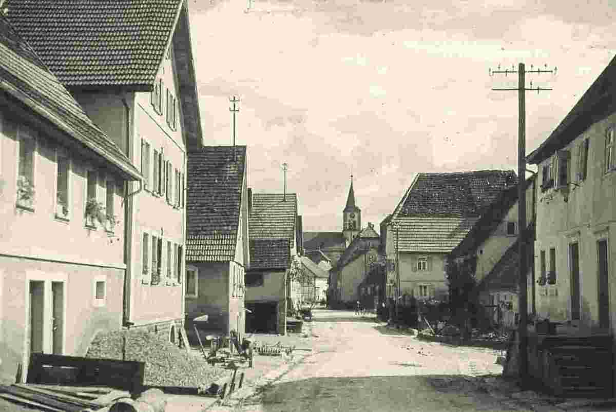 Ahorn. Berolzheim - Kapellenstrasse um 1941