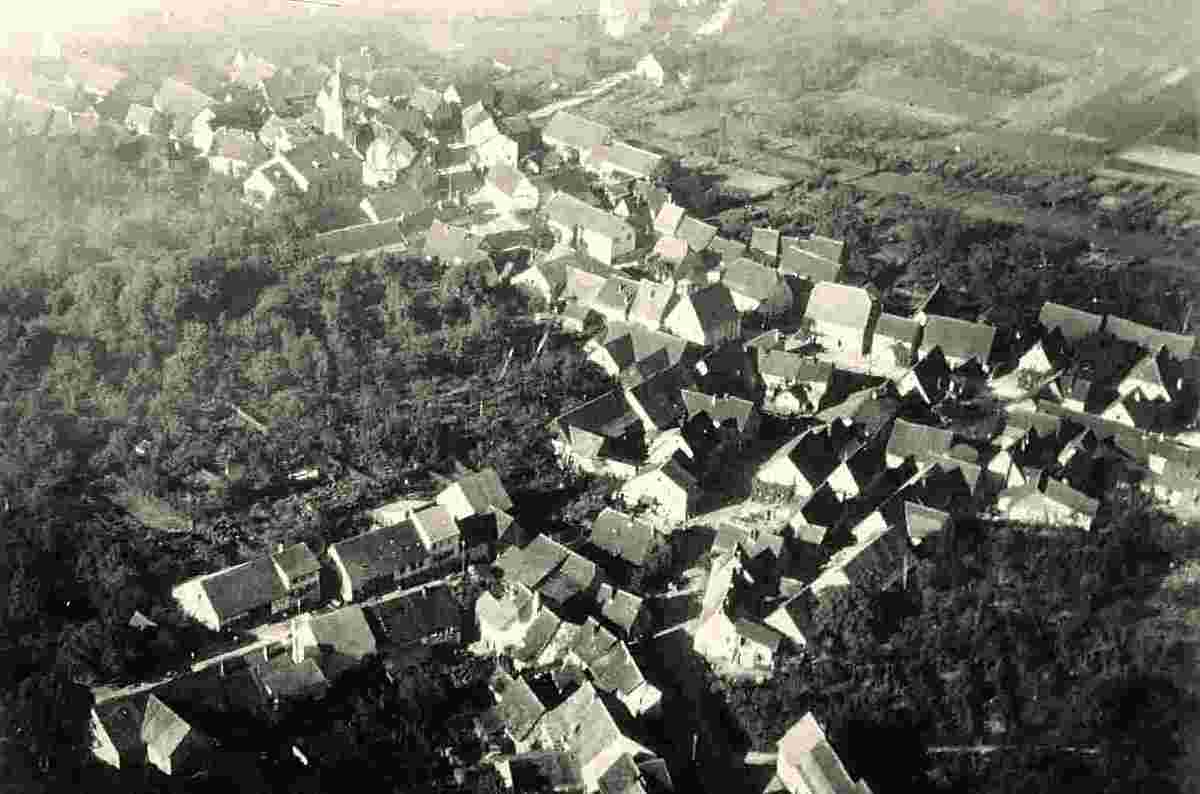 Ahorn. Berolzheim - Luftaufnahme um 1936